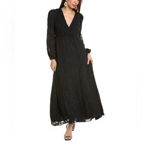 LoveShackFancy Lexia Maxi Dress Small Black